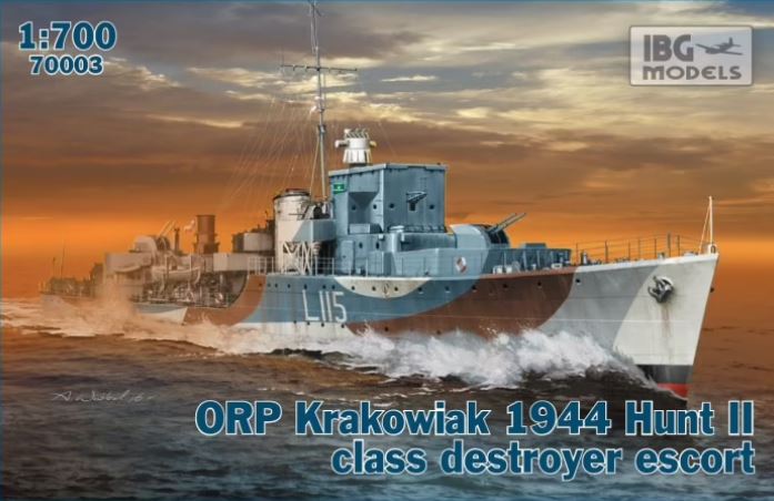 70003IBG  флот  ORP Krakowiak 1944  (1:700)