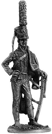 025 R  миниатюра  Русский офицер Лубенского гусарского полка, 1809-1811