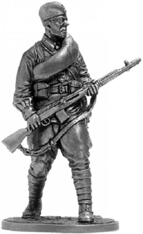WW2-27  миниатюра  Рядовой Стрелковых частей Красной Армии, 1941-43 гг. СССР