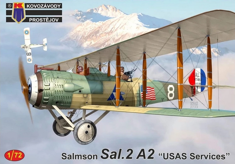 KPM0327  авиация  Salmson Sal.2A2 "USAS serv."  (1:72)