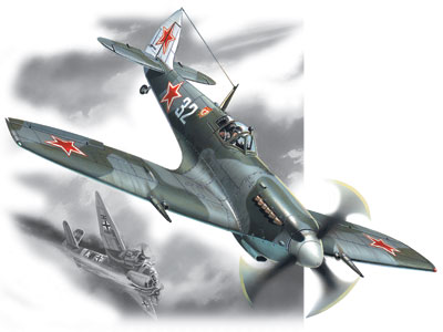 48066  авиация  Spitfire LF Mk.IX,  ВВС РККА (1:48)