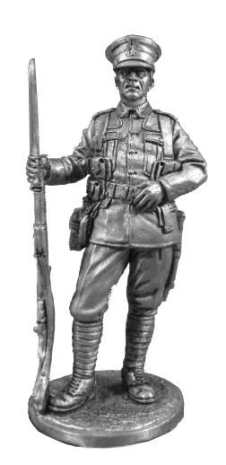 WW1-02  миниатюра  Рядовой пехотного полка. Великобритания, 1914-18 гг.