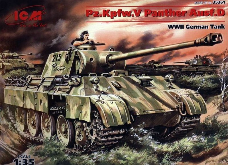 35361  техника и вооружение  Pz.V Ausf.D Panther (1:35)
