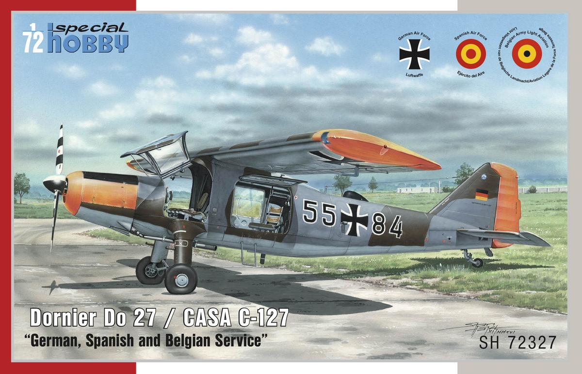 SH72327  авиация  Dornier Do-27 "German, Spanish and Belgian serv."  (1:72)