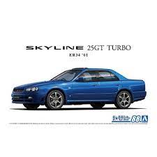 06172  автомобили и мотоциклы  Nissan ER34 Skyline 25GT Turbo '01  (1:24)