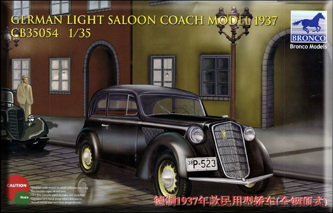 CB35054  техника и вооружение  German Light Saloon Coach Model 1937  (1:35)