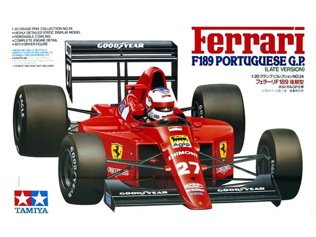 20024  автомобили и мотоциклы  Ferrari F189 Potuguese  (1:20)