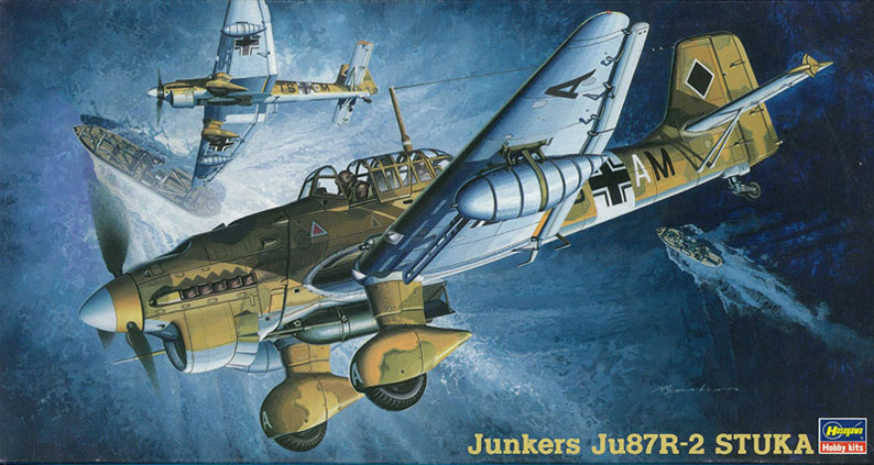 09115  авиация  Junkers Ju 87R-2 Stuka  (1:48)