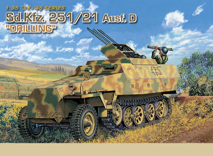 6217  техника и вооружение  Sd.Kfz. 251/21 Ausf. D Drilling  (1:35)