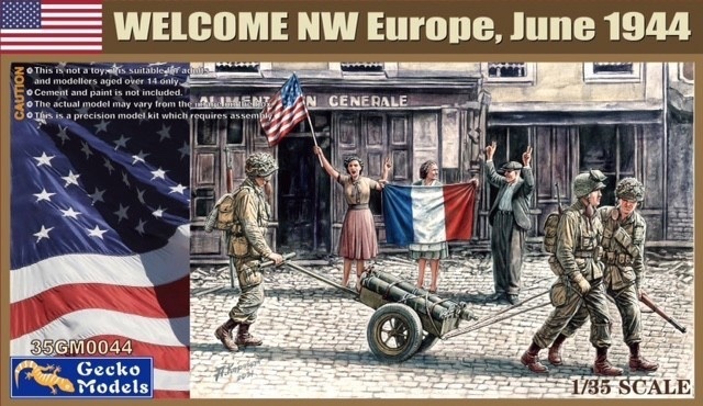 35GM0044  фигуры  Welcome NW Europe, June 1944  (1:35)