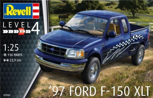 07045  автомобили и мотоциклы  97 Ford F-150 XLT  (1:25)