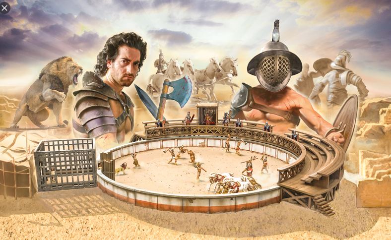 6196  наборы для диорам  Gladiators Fight  (1:72)