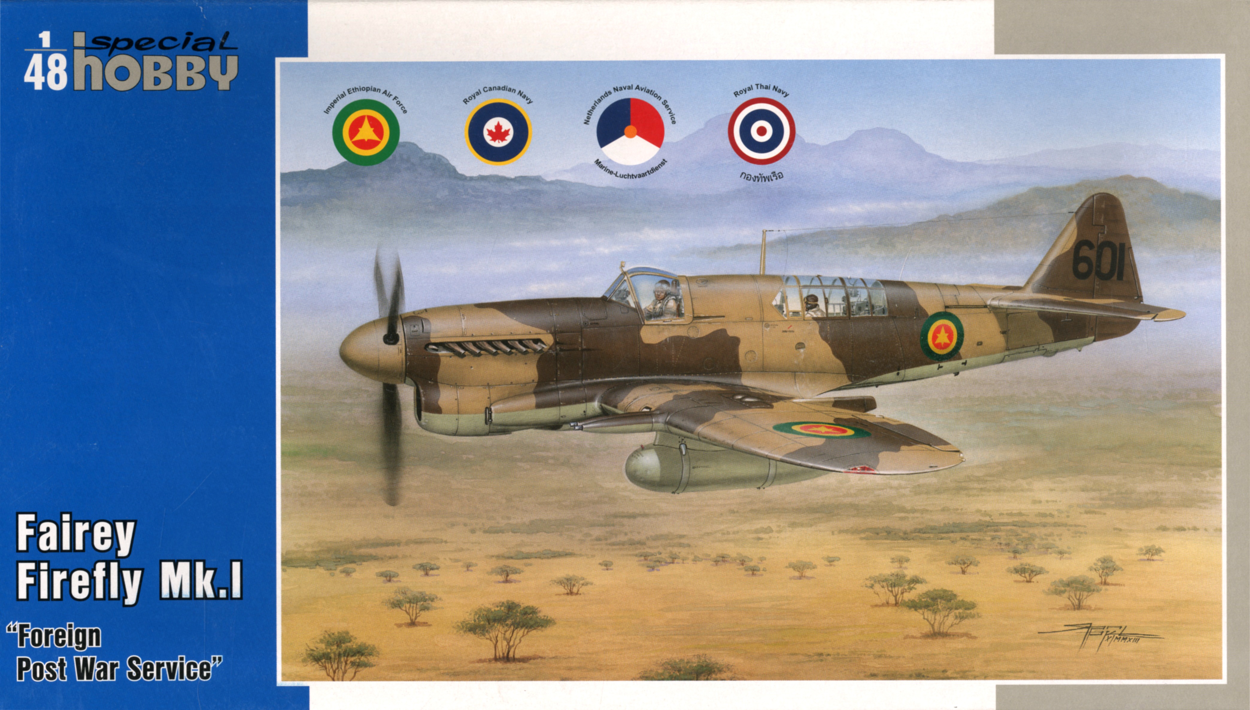 SH48151  авиация  Fairey Firefly Mk.I "Foreign Post War Service"  (1:48)