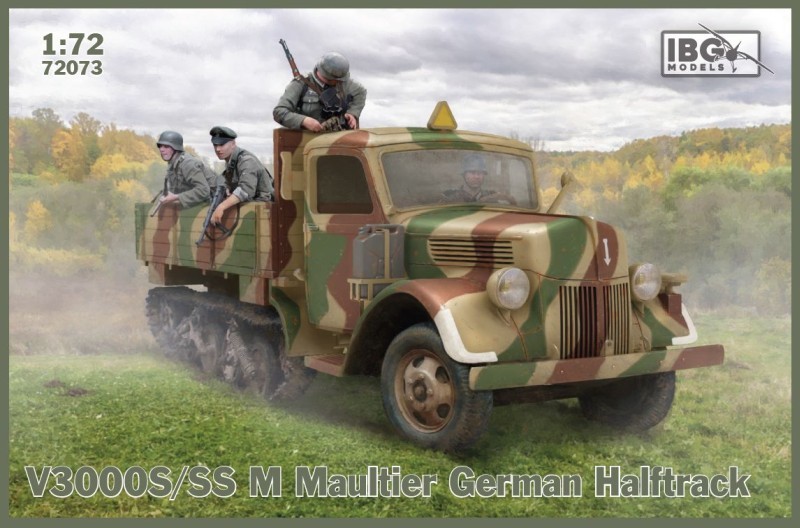 72073IBG  техника и вооружение  V3000S /SSM Maultier German Halftrack  (1:72)