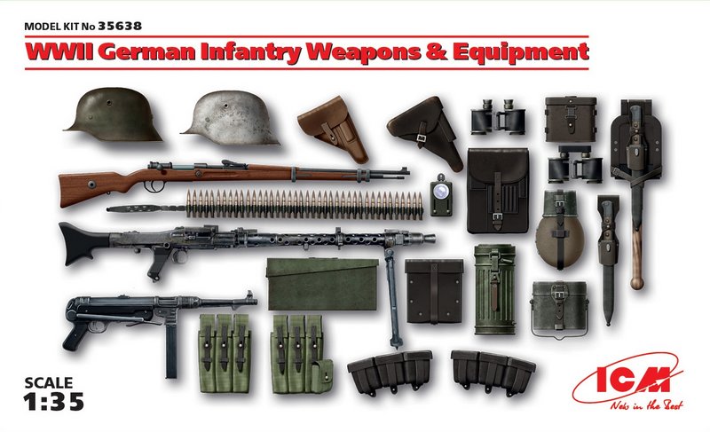 35638  наборы для диорам   Оружие немецкой пехоты (1:35)