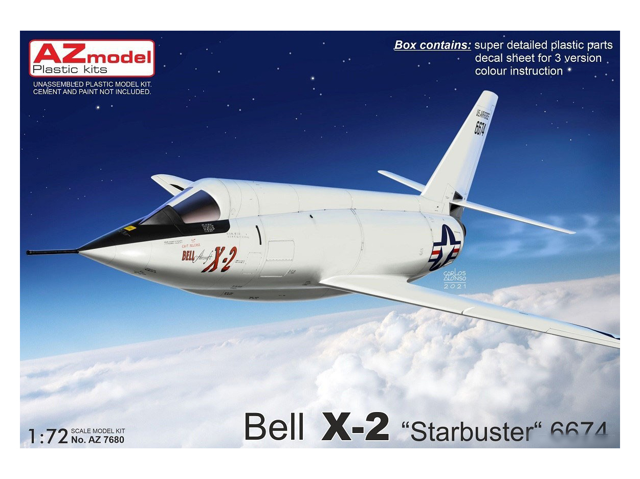 AZ7680  авиация  Bell X-2 „Starbuster“ 6674  (1:72)