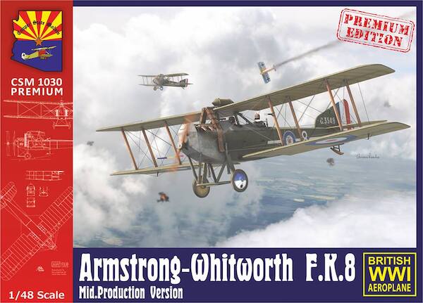 CSM1029  авиация  Armstrong-Whitworth F.K.8 Early Production Version  (1:48)
