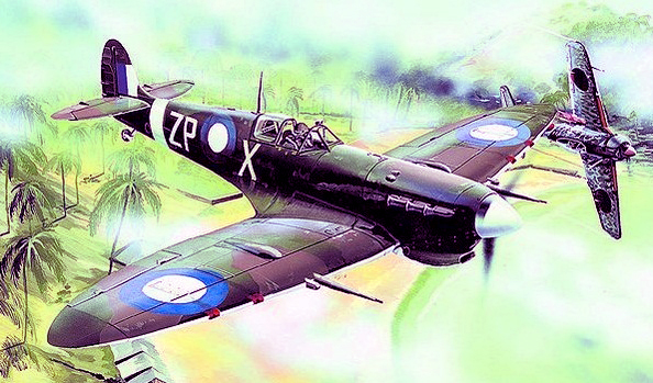 0871  авиация  Supermarine Spitfire Mk.Vc  (1:72)