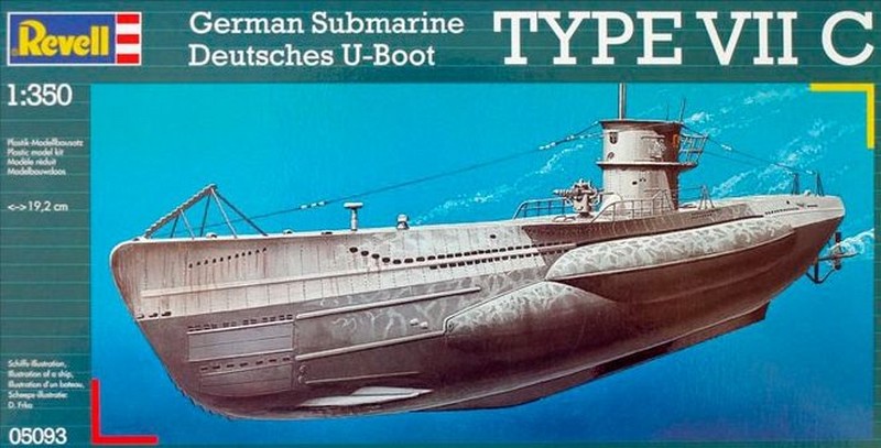 05093  флот  German Submarine Deutsches U-Boot Type VIIC  (1:350)