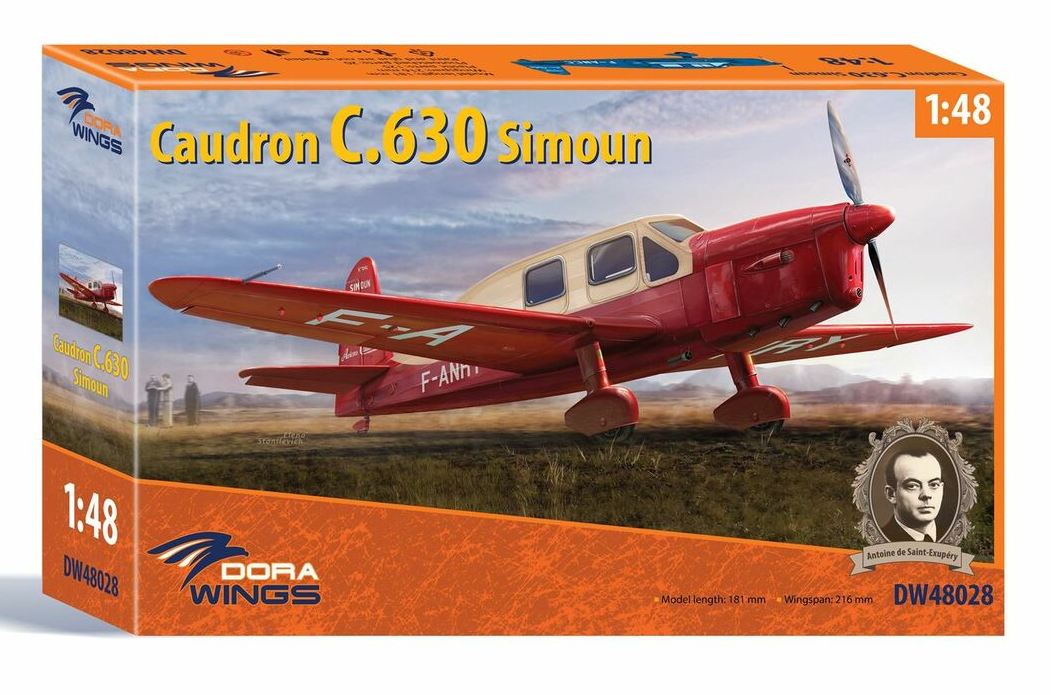 DW48028  авиация  Caudron C.630 Simoun  (1:48)