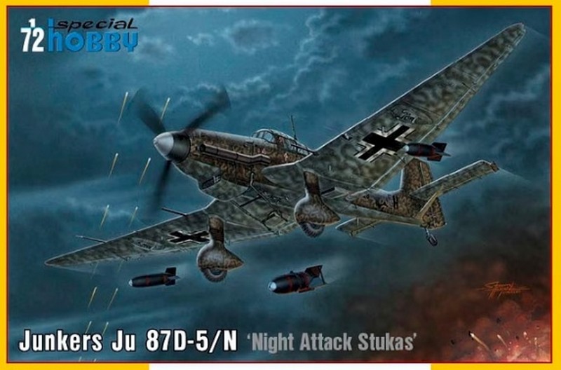 SH72458  авиация  Ju-87D-5/-N Night attack  (1:72)