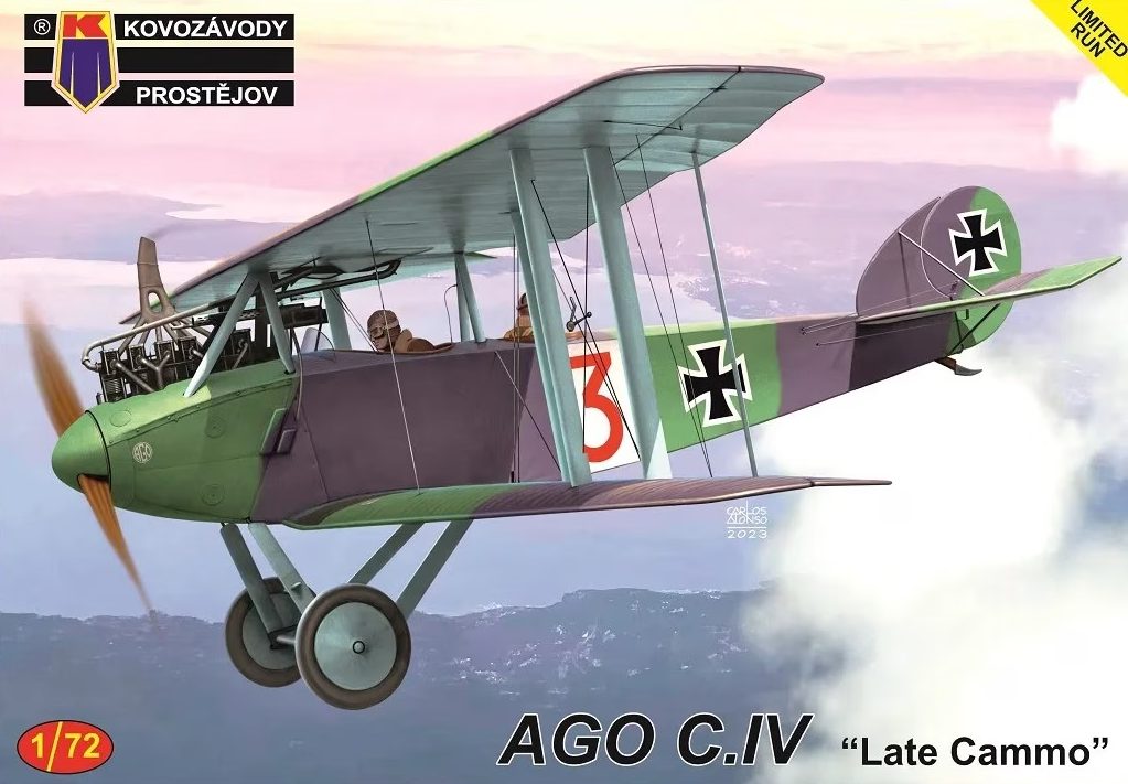 KPM0395  авиация  AGO C.IV „Late Cammo“  (1:72)