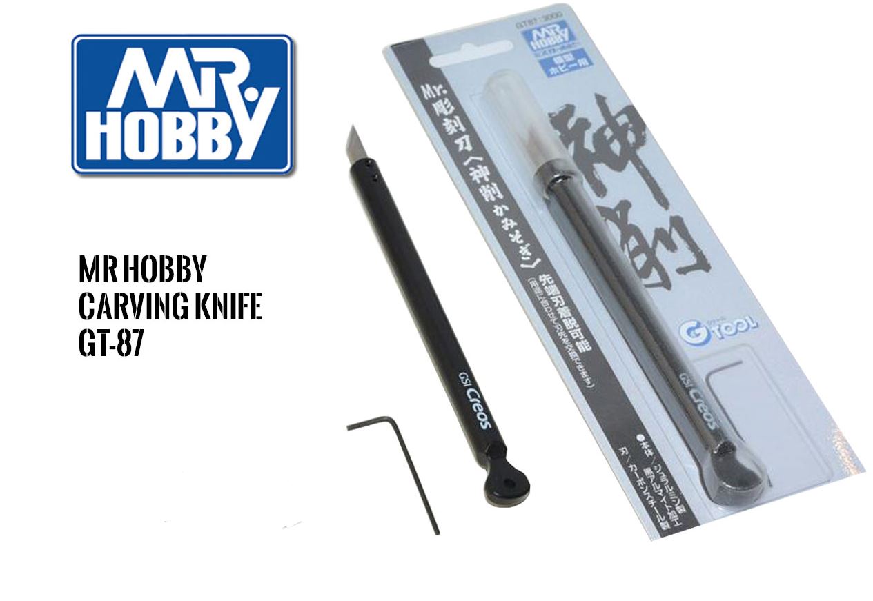 GT-87 ручной инструмент  Модельный нож Mr.Hobby Carving Knife