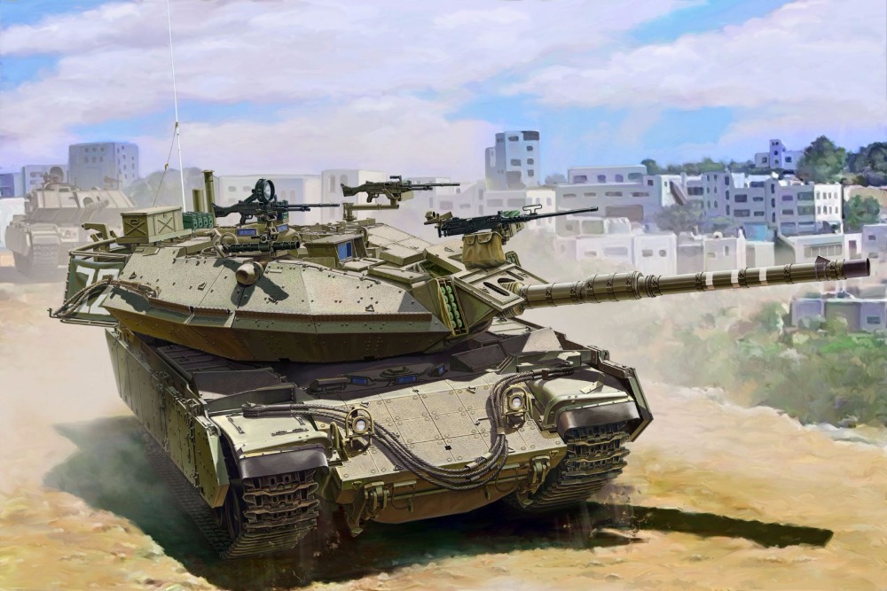TS-040  техника и вооружение  Israel Main Battle Tank Magach 6B Gal Batash  (1:35)