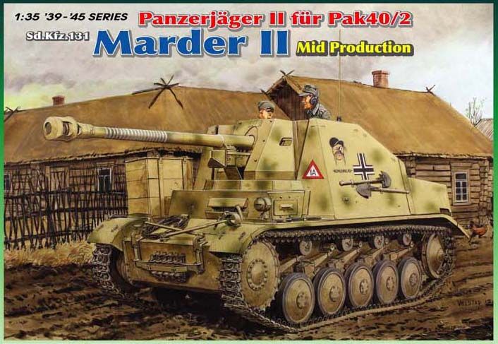 6423  техника и вооружение  САУ  Marder II Mid Production (1:35)