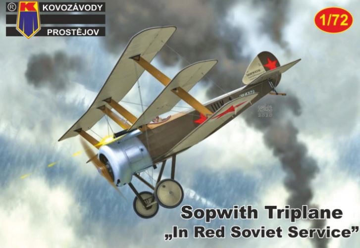 KPM0182  авиация  Sopwith Triplane „in Russian service“  (1:72)