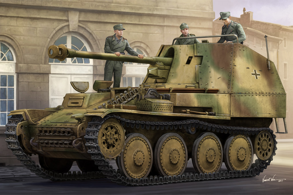 80168  техника и вооружение  САУ Marder III Ausf.M Sd.Kfz 138 Late  (1:35)