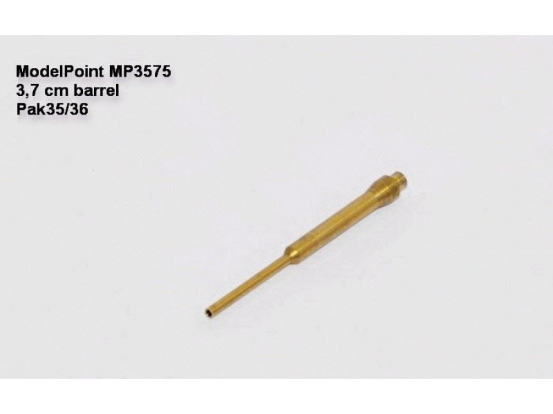 MP3575  стволы металлические  3,7см ствол скрепленный вариант. Pak35/36  (1:35)