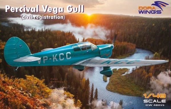 DW48015  авиация  Percival Vega Gull (civil registration)  (1:48)
