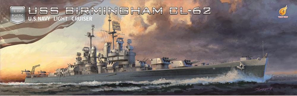 VF350921DX  флот  USS BIRMINGHAM CL-62 (Deluxe Edition)  (1:350)