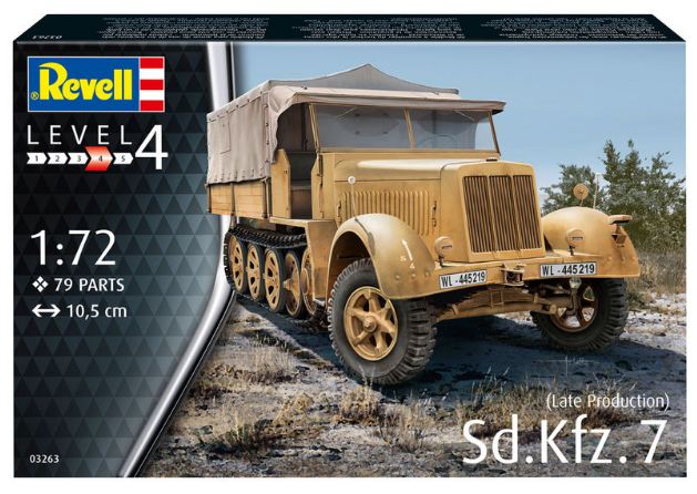 03263  техника и вооружение  Sd.Kfz.7 (Late Production)  (1:72)