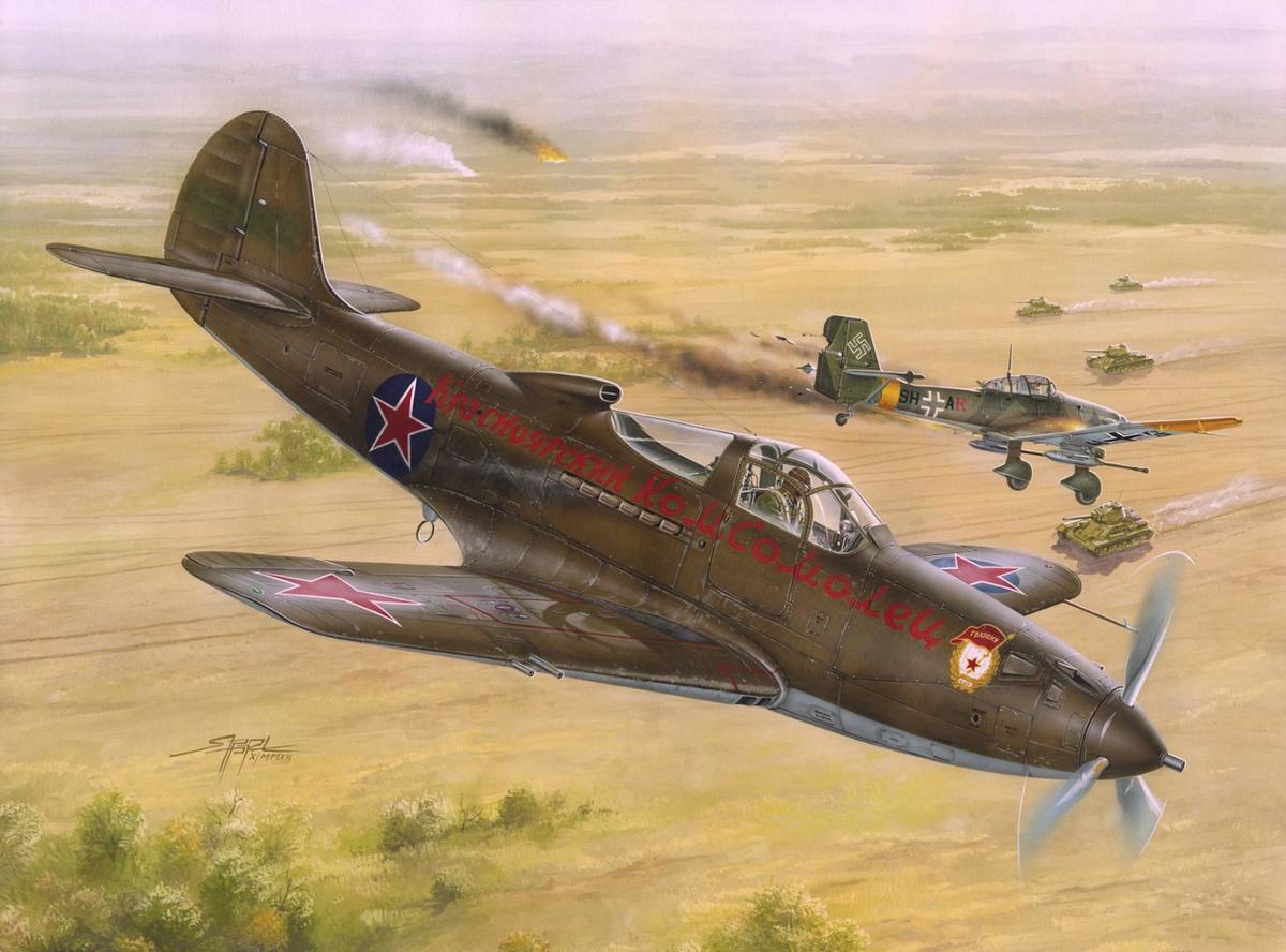 SH32028  авиация  P-39N/Q Soviet Guards Regiments  (1:32)