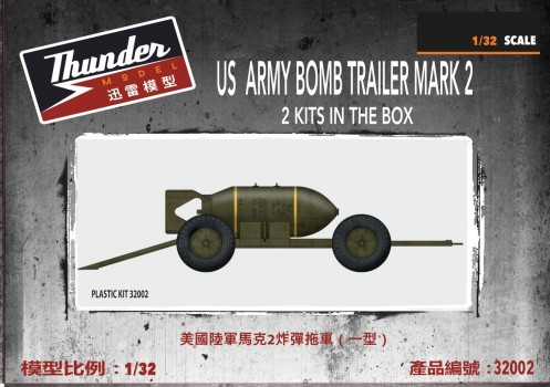 TM32002  наборы для диорам  US Army Bomb Trailer Mark 2  (1:32)
