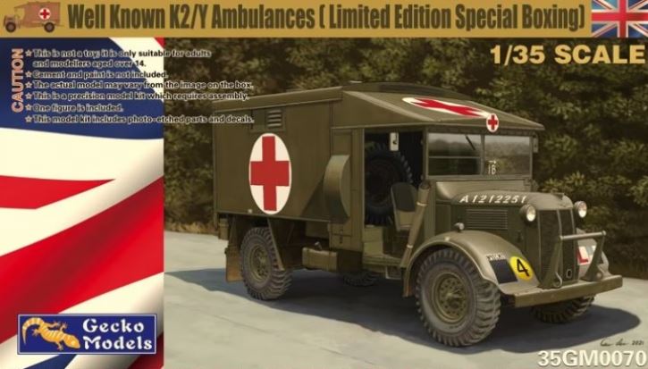 35GM0070  техника и вооружение  Well Known K2/Y Ambulances  (limited edit)  (1:35)