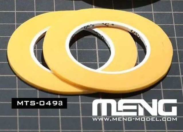 MTS-049a  инструменты для работы с краской  Маск. лента шириной 2 мм. Masking Tape - 2mm