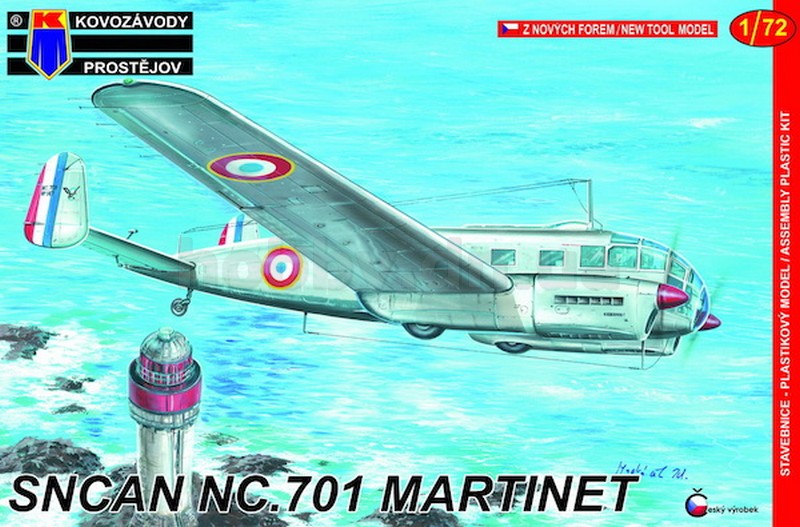 KPM0054  авиация  SNCAN NC.701 Martinet  (1:72)
