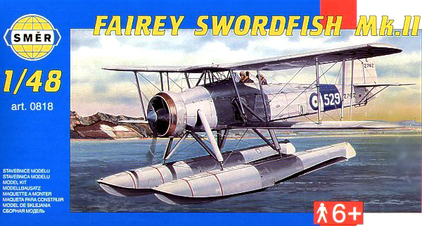 0818  авиация  Fairey Swordfish Mk.II (1:48)