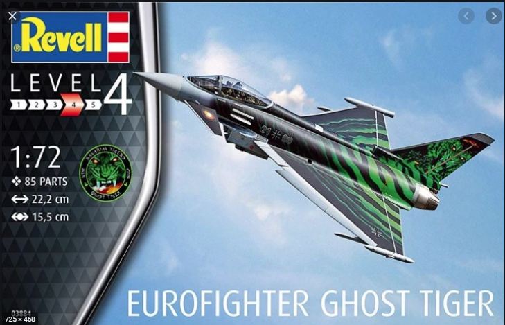03884  авиация  Eurofighter "Ghost Tiger"  (1:72)