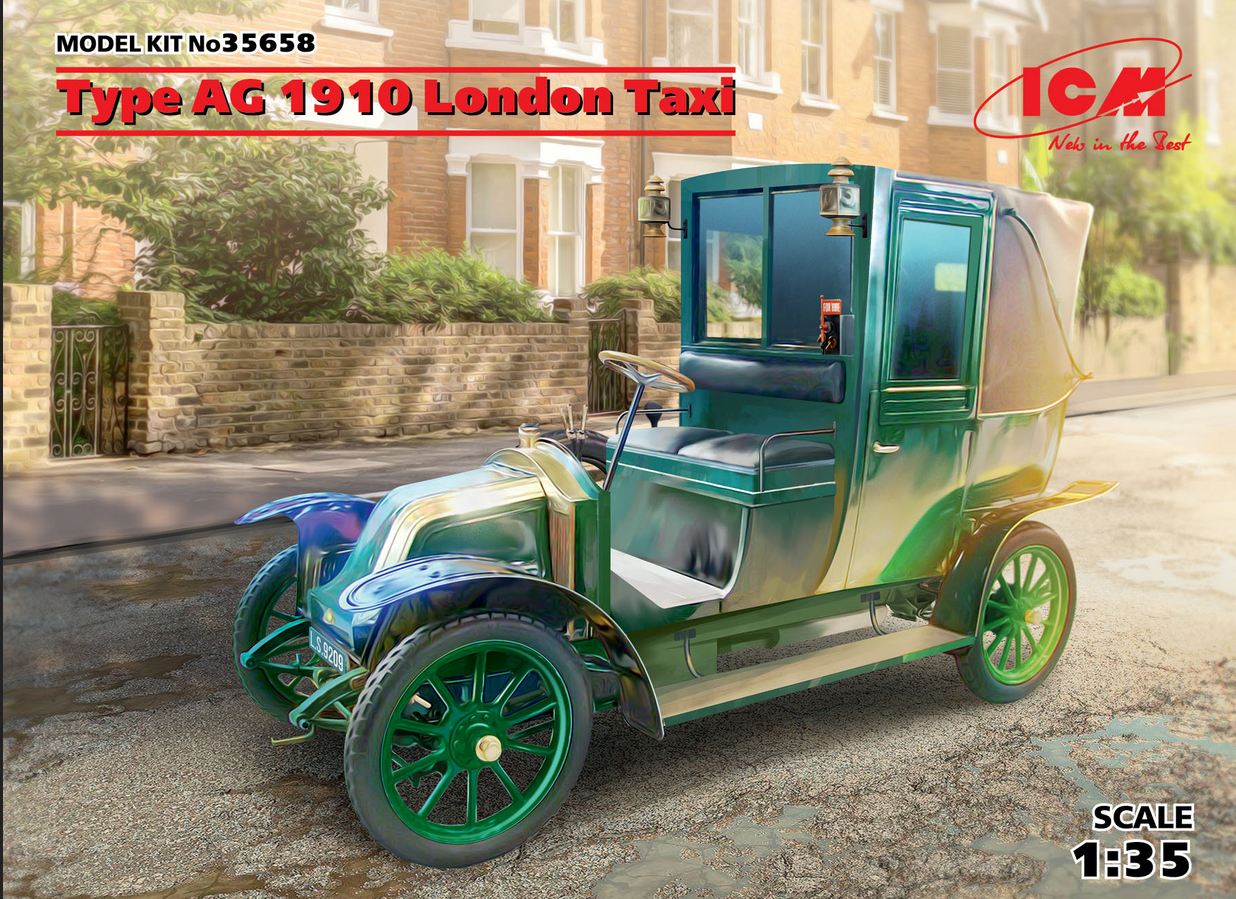 35658  автомобили и мотоциклы  Type AG 1910 London Taxi  (1:35)