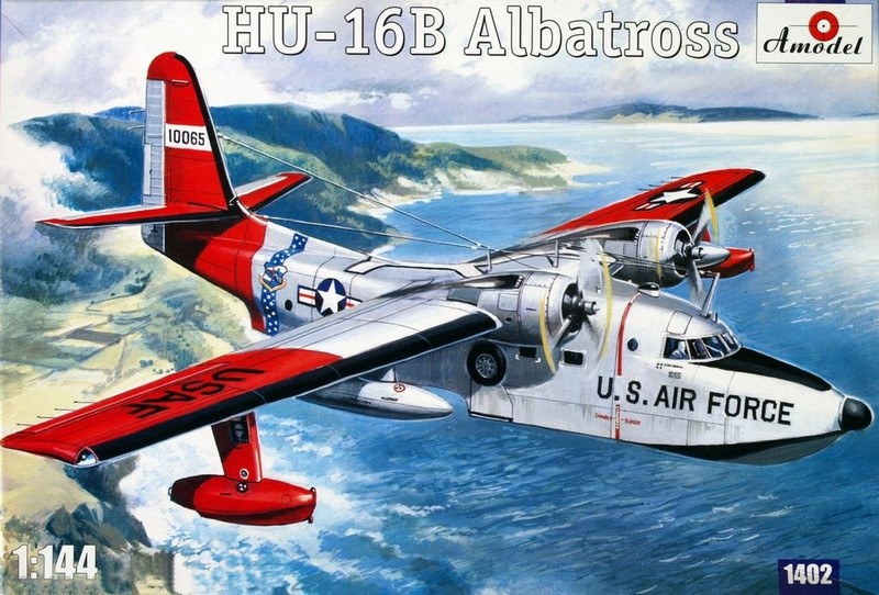 1402  авиация  HU-16B Albatross  (1:144)