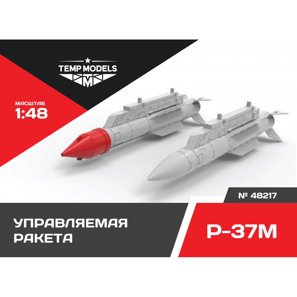 48217  дополнения из смолы  Управляемая ракета Р-37М  (1:48)