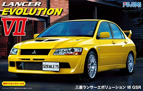 03920  автомобили и мотоциклы  Mitsubishi Lancer Evolution VII GSR  (1:24)