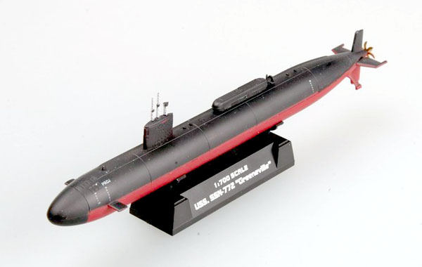 37307  флот  Подводная лодка  USS. SSN-772 "Гринвиль" (1:700)