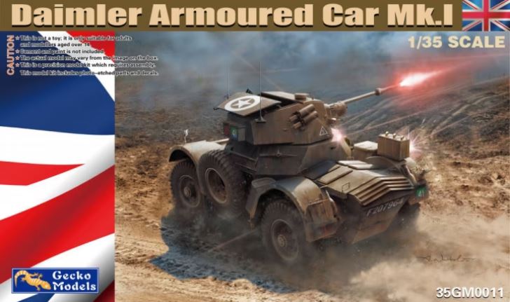 35GM0011  техника и вооружение  Daimler Armoured Car Mk. 1  (1:35)