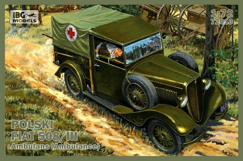 72010IBG  техника и вооружение  Polski Fiat 508/III Ambulans (Ambulance)  (1:72)