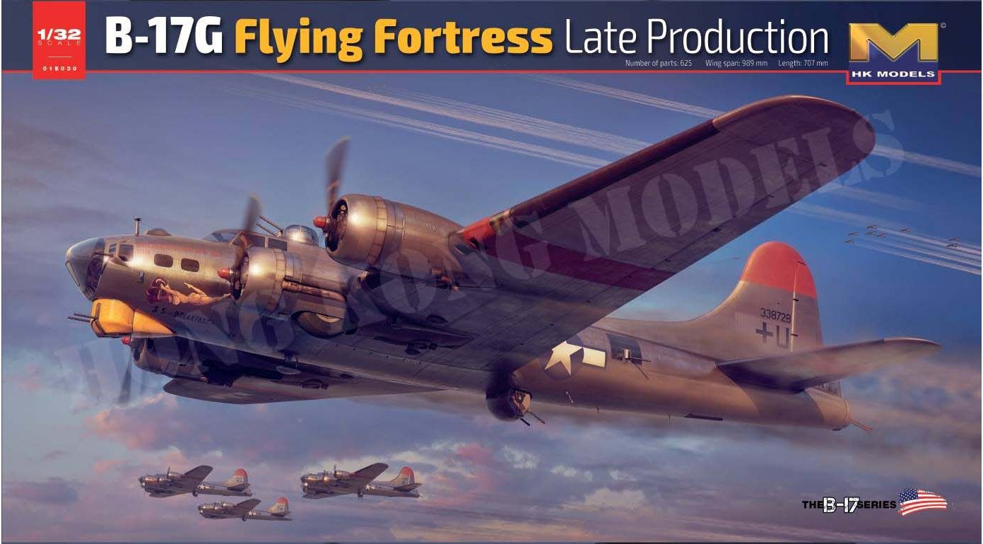 01E030  авиация  B-17G Flying Fortress Late Production  (1:32)
